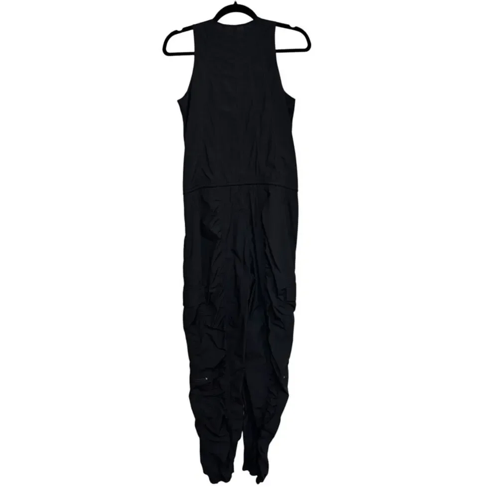 Athleta Canopy Parachute Romper Jumpsuit in Black - Size 2